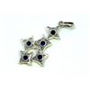 Image 3 : Silver Plated Amethyst Pendant 6.19gr