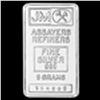 Image 1 : 5 gram Johnson Matthey Silver Bar (Logo Back) .999 Fine