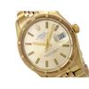 Image 2 : 34mm Rolex 14K Yellow Gold Oyster Perpetual Date Watch. Silver Roman Numeral Dial. 14k Yellow Gold E