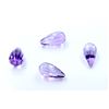 Image 2 : 27 ct & up Amethyst Tear Drop Shaped Loose Stones (27.32) 4Pcs