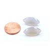 Image 2 : 14 ct & up Chalcedony Loose Stone (14.01) 2Pcs