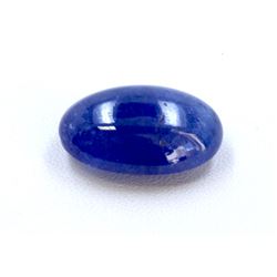 23 ct & up Cabuchon Tanzanite Oval Shaped Loose Stone (23.49)