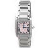 Image 1 : Lady Cartier Stainless Steel Tank Francaise Watch. Silver 'Double C" Dial. Stainless Steel Band. Sty