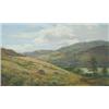 Image 1 : Alfred de Breanski (1852-1928) British Oil on canvas Haymaking in the hills signed, monograms and...