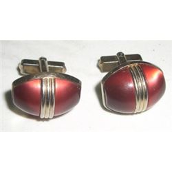 VERY UNIQUE VINTAGE MENS CUFF-LINKS STAMPED *ANSON* BOOK VALUE $50.00+!! ITEM CAME OUT OF SAFE!!