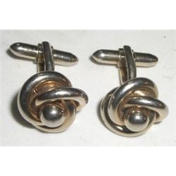 VINTAGE HEAVY-DUTY MENS CUFF-LINKS WITH VERY UNIQUE PATTERN!! ITEM CAME OUT OF SAFE!!