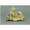 Image 1 : Chinese Shoushan Stone Carved Village Scene