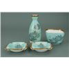 Image 1 : 4P Japanese Kutani Celadon Ware Set