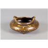 Image 2 : Chinese Gold-splashed Bronze Censer Ming Si Shan