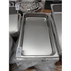 6 Full By 2" Insert Pans - 6 Times the Money