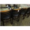 Image 1 : 21 Blue Padded Ladderback Chairs - 21 Times the Money