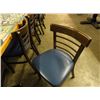 Image 2 : 21 Blue Padded Ladderback Chairs - 21 Times the Money