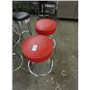 Image 1 : 2 Red Swivel Stools - 2 Times the Money
