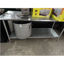 6' S/S Table w/#10 Can Opener