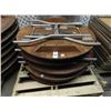 Image 1 : 6 - 2-Top Round Banquet Tables - 6 Times the Money