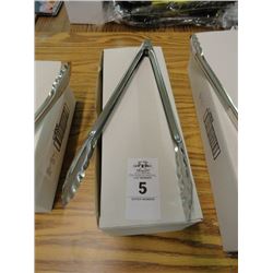 Dozen Tongs 12"