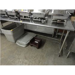 6' S/S Bull Nose Table