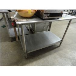 4' S/S Table w#10 Can Opener