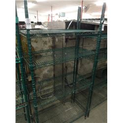 Green Coated Metro Rack