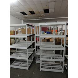 5 Plastic Shelving Units - 5 Times the Money