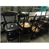 Image 1 : 10 Wood Back Chairs - 10 Times the Money