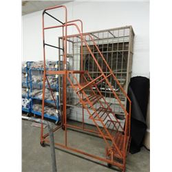 Rolling Warehouse Ladder - 6 Step