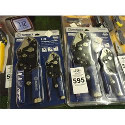 2 Kobalt Locking Plier Set - 2 Times the Money