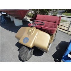 Harley Davidson Gas 3-Wheel Golf Cart (Gold)