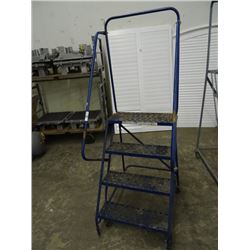 Blue Warehouse Ladder