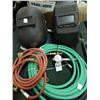 Image 1 : Lot of Torch Hose, Gauges & Welding Masks