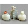 Image 1 : Group of Three Chinese Jade Snuff Bottles...