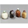 Image 1 : Group of Four Chinese Agate Snuff Bottles...