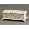 Image 1 : Chinese Export Carved Ivory Casket...