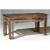 Image 1 : Chinese Export Red Lacquered Bamboo and Wood Center Table...