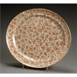 Chinese Export 'Sacred Bird' Pattern Oval Platter-on-Stand...