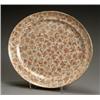Image 1 : Chinese Export 'Sacred Bird' Pattern Oval Platter-on-Stand...