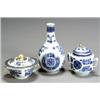Image 1 : Three Chinese Export 'Blue Fitzhugh' Table Articles...