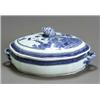 Image 1 : Chinese Export 'Canton' Blue and White Covered EntrTe Dish...