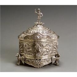 Spanish Colonial Silver Box...