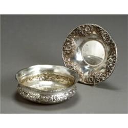 Two American RepoussT Sterling Bowls...