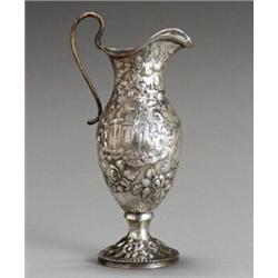 American RepoussT Silver Ewer...