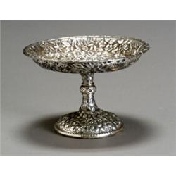 American RepoussT Silver Footed Cake Stand...