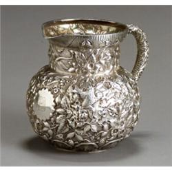 American RepoussT Silver Water Pitcher...