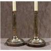 Image 1 : Pair of Sheffield Plate Candlesticks...