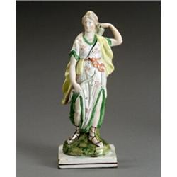 Staffordshire Pearlware Figure of Diana...