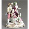 Image 1 : French Porcelain Figural Group of a Playful Family...