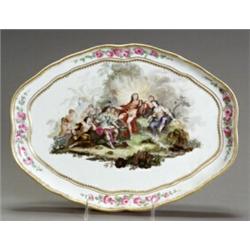 Meissen Mythological Oval Platter...