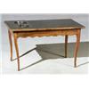 Image 1 : Louis XV Brass Mounted Walnut and Black Marble Top Rafraechissoir...