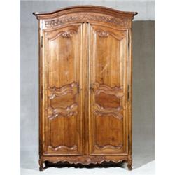 Louis XV Walnut Armoire...