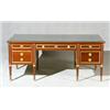 Image 1 : Louis XVI Style Ormolu Mounted Mahogany Partner's Desk...